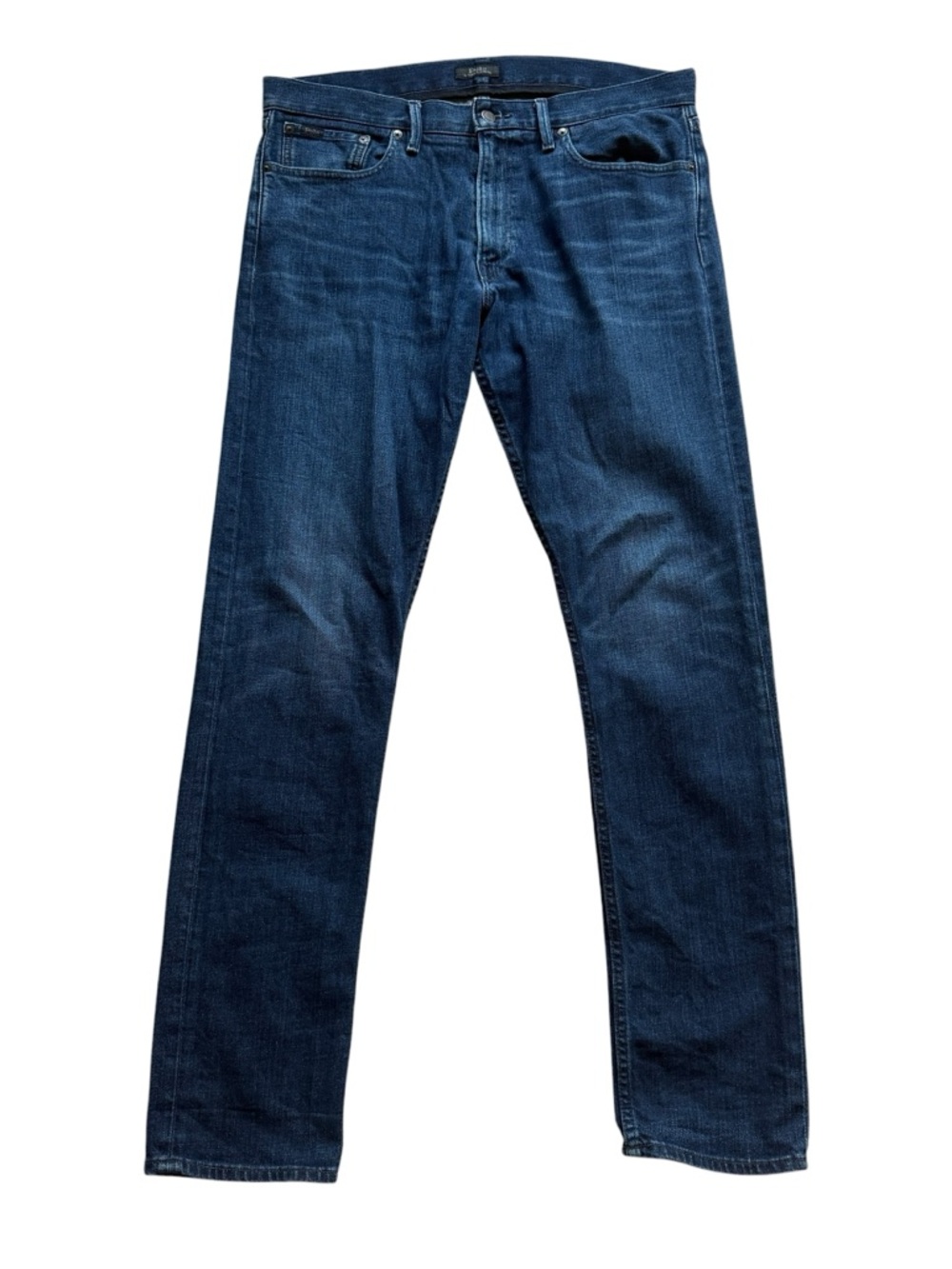 Polo Ralph Lauren Sullivan Slim Jeans 34x34 Dark Wash Stretch Denim Mens Classic